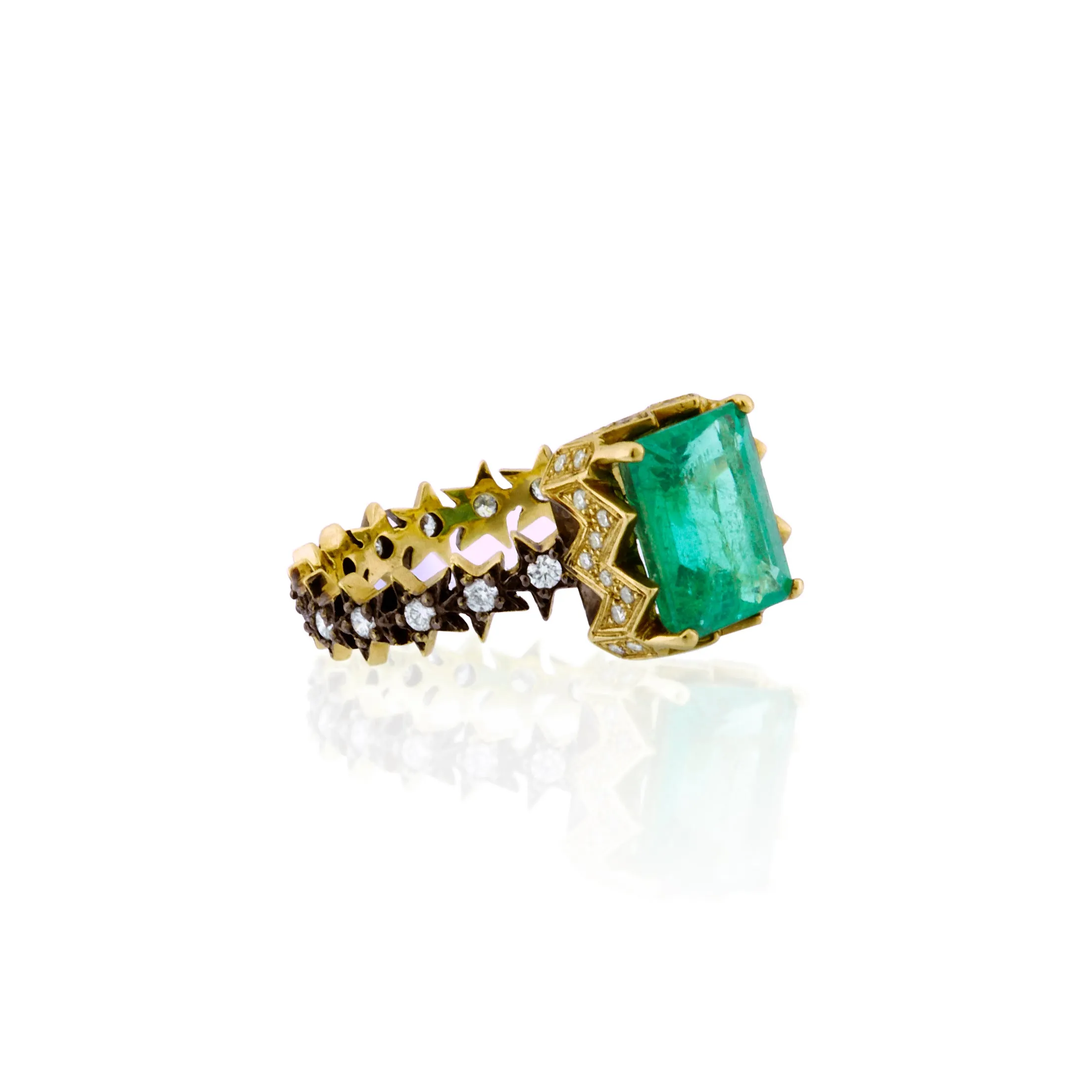 Emerald   Diamond Ring