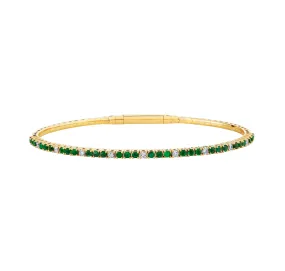 Emerald Flex Bangle