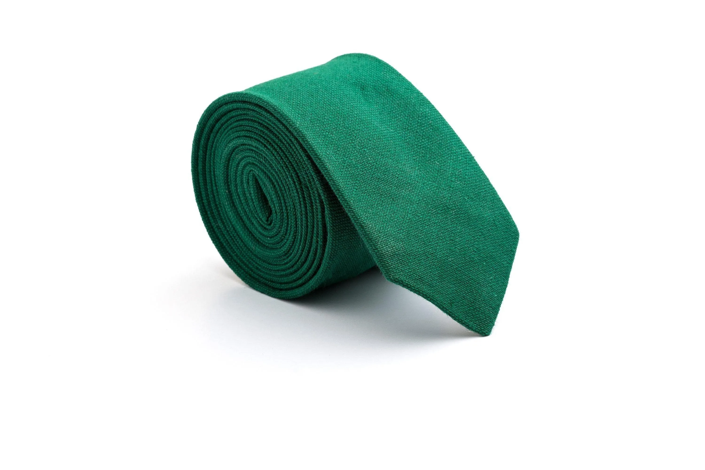 Emerald Green Mens Necktie for Weddings - Elegant Emerald Green Tie Collection