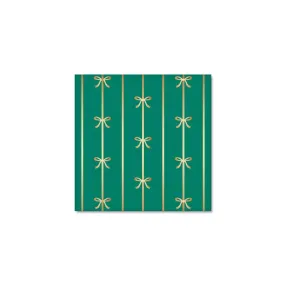 Emerald Green Signature Bow Small Napkins x 20