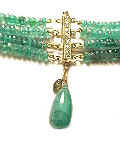 'Emerald Strand Oval Choker'