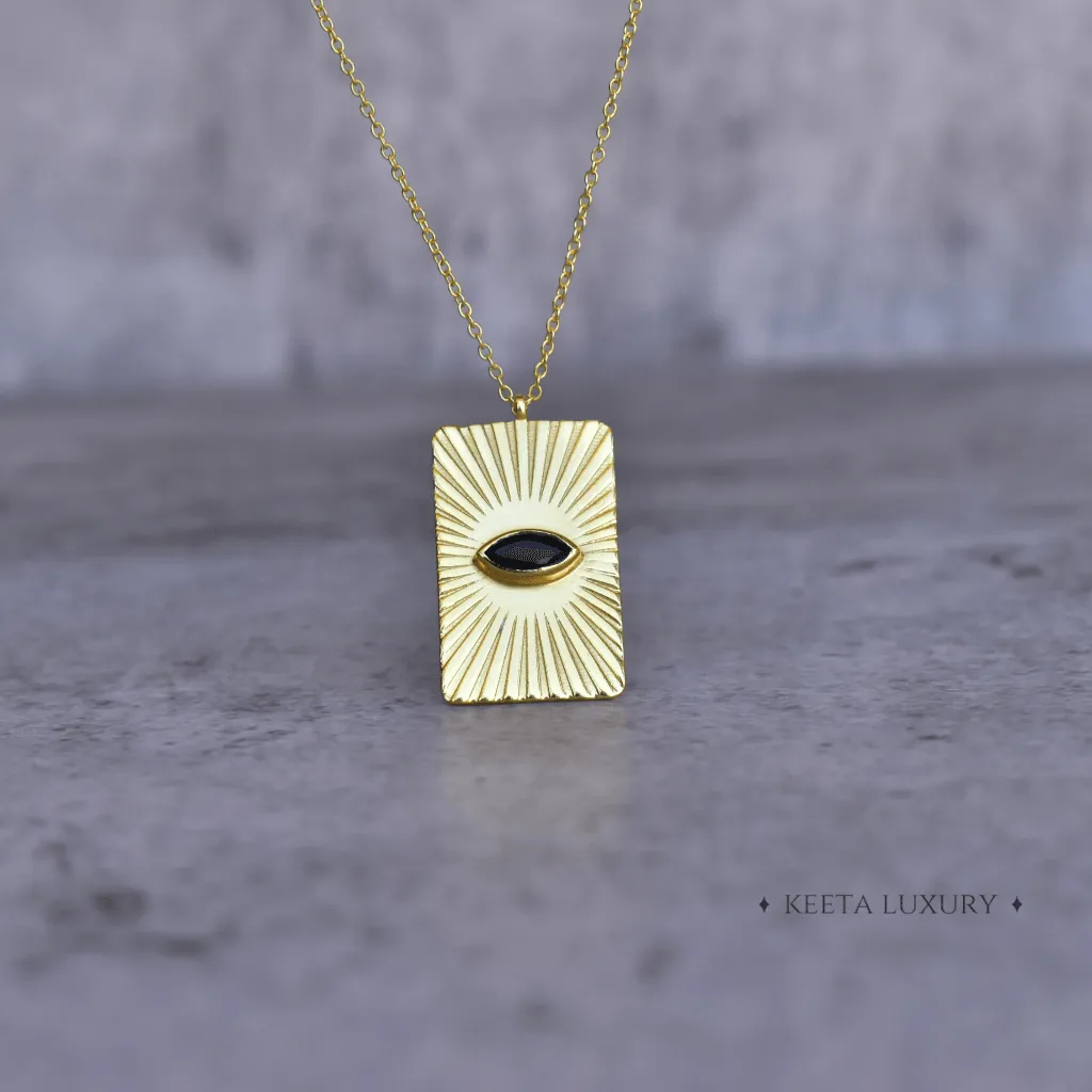 Evil Eye - Black Onyx Necklace