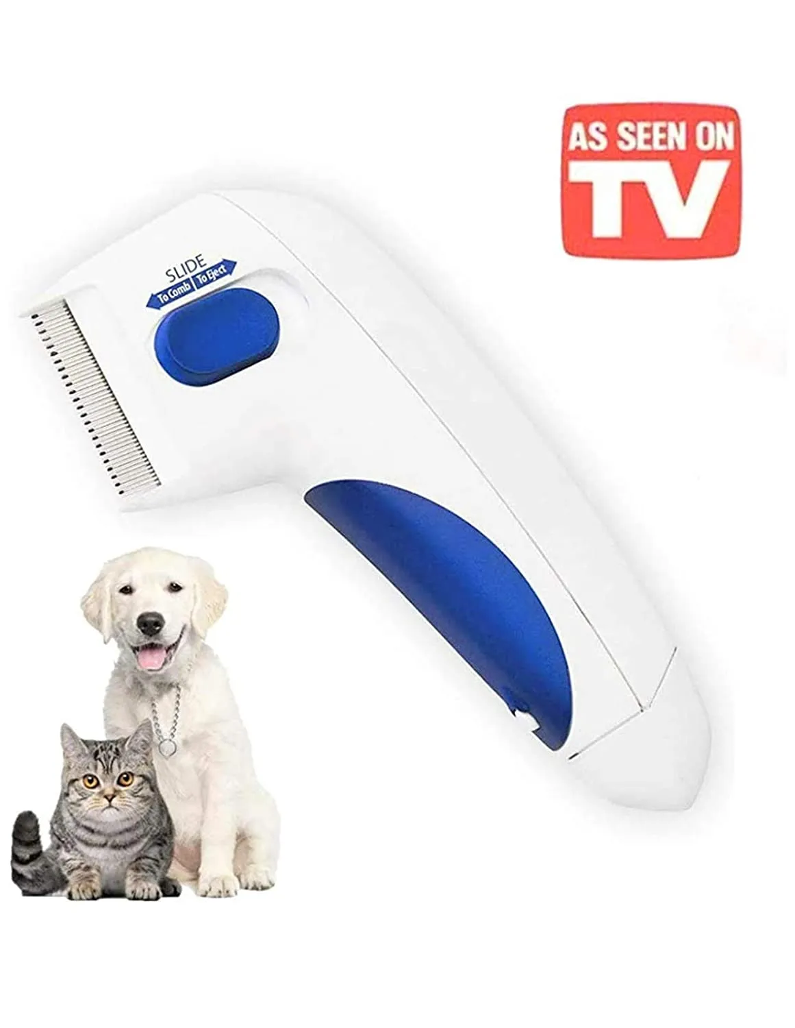 Flea Treatment Doctor | Electric Flea Comb for Pets (Dogs & Cats) | Pesticide-Free, Natural Flea & Tick Removal