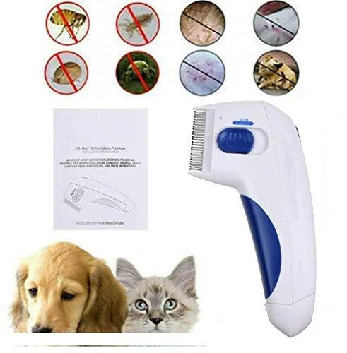 Flea Treatment Doctor | Electric Flea Comb for Pets (Dogs & Cats) | Pesticide-Free, Natural Flea & Tick Removal