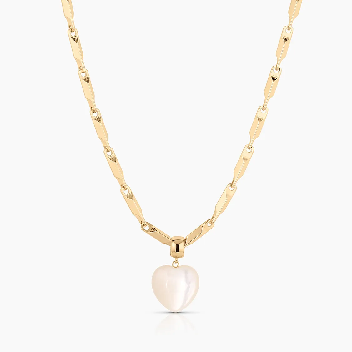 Gemma Mother Of Pearl Lumina Necklace