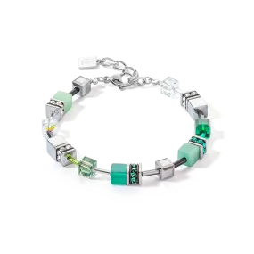 GeoCUBE® Iconic bracelet silver-green