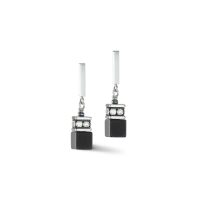 GeoCUBE® Iconic Precious Onyx earrings onyx crystal-black