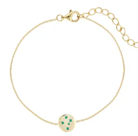 GEORGINI COMMONWEALTH COLLECTION SOUTHERN CROSS BRACELET GOLD