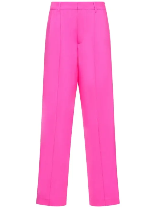 Giuseppe Di Morabito   Twisted light wool double wide pants 