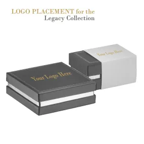 Gold Accented Cardboard Bracelet Box, Legacy Collection