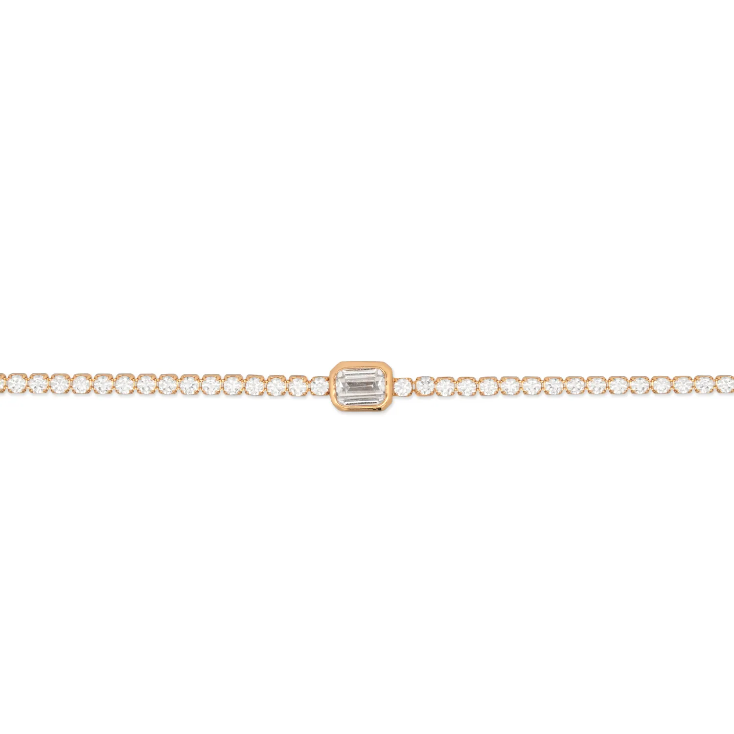 Gold Blanca Tennis Bracelet