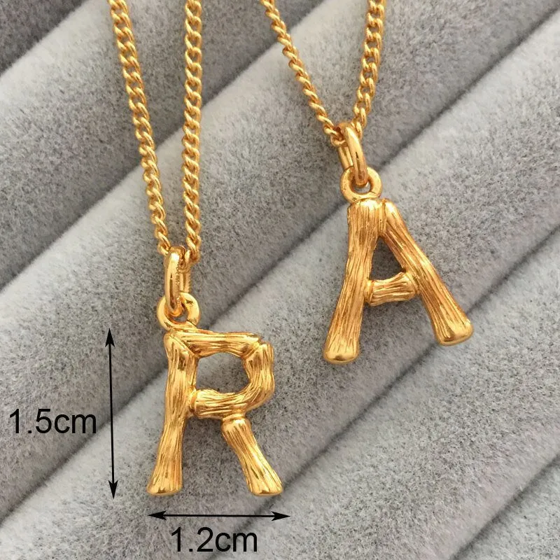 Gold Initial Necklace, Alphabet Necklace, A to Z Letter Necklace, Personalized Jewelry, Dainty Necklace, Monogram Necklace, Gift for Her