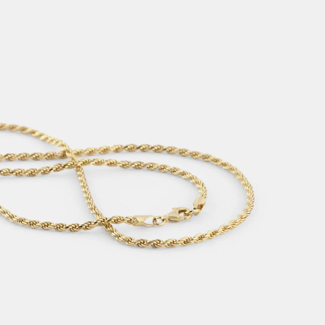 Gold  Rope Neckace