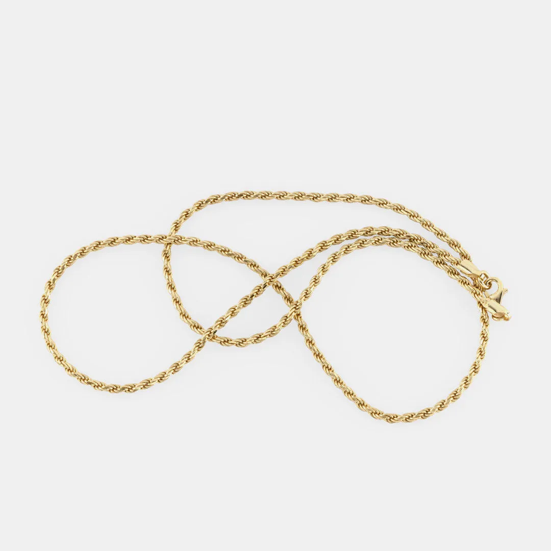 Gold  Rope Neckace