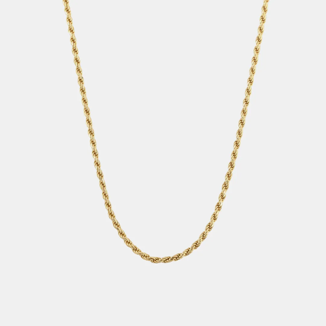 Gold  Rope Neckace