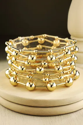 Gold Stretch Bracelet