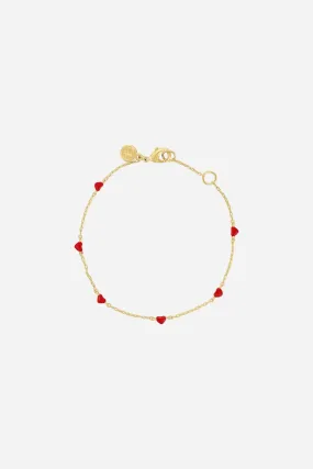 Gorjana Amour Bracelet Red