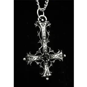 Gothic Medieval Inverted Cross Necklace