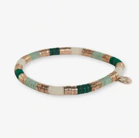 Grace Small Uniform Colorblock Bracelet, Emerald | Ink   Alloy