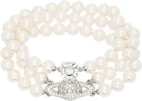 Graziella Three Row Pearl Bracelet