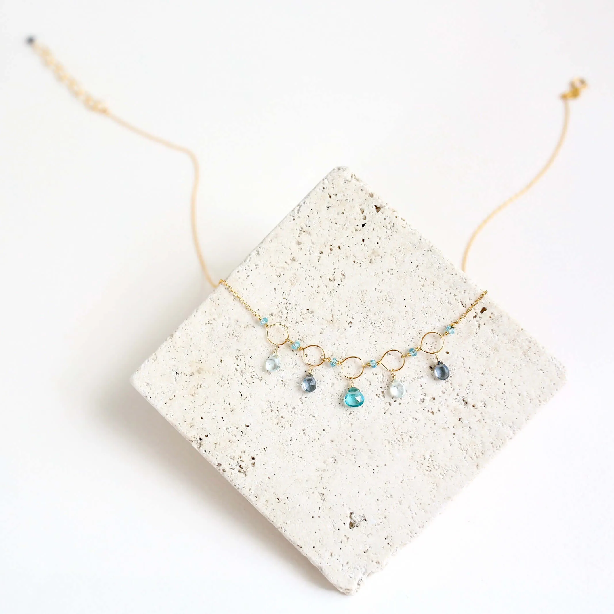 Green Onyx Mini Sparkler Necklace