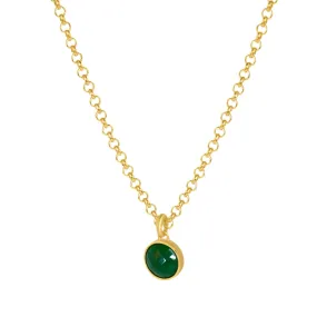 Green Onyx Signature Pendant Necklace