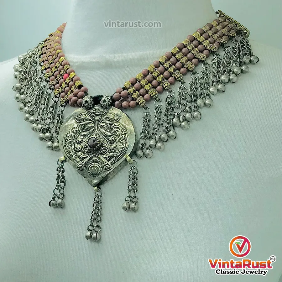 Handmade Multilayer Tribal Beaded Necklace