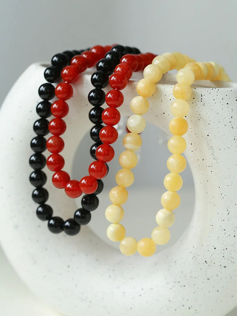 Harmonious Gemstone Necklace: Black Onyx