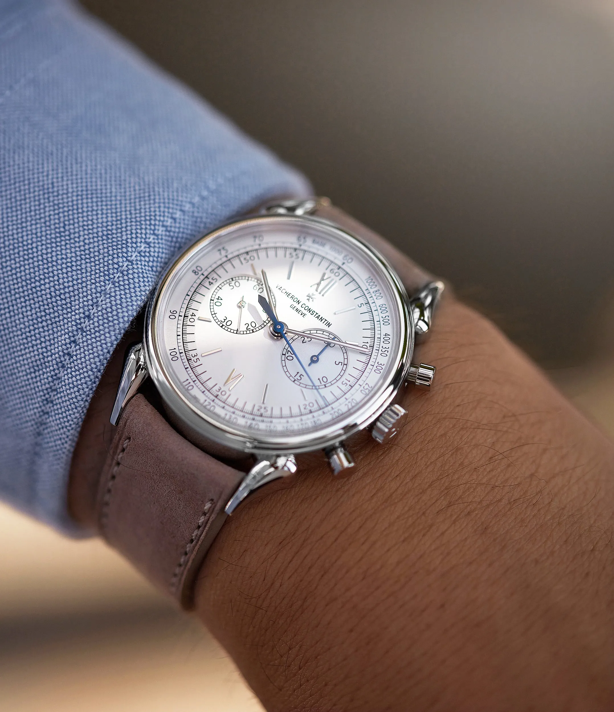 Historiques Cornes De Vache 1955 Chronograph | Platinum