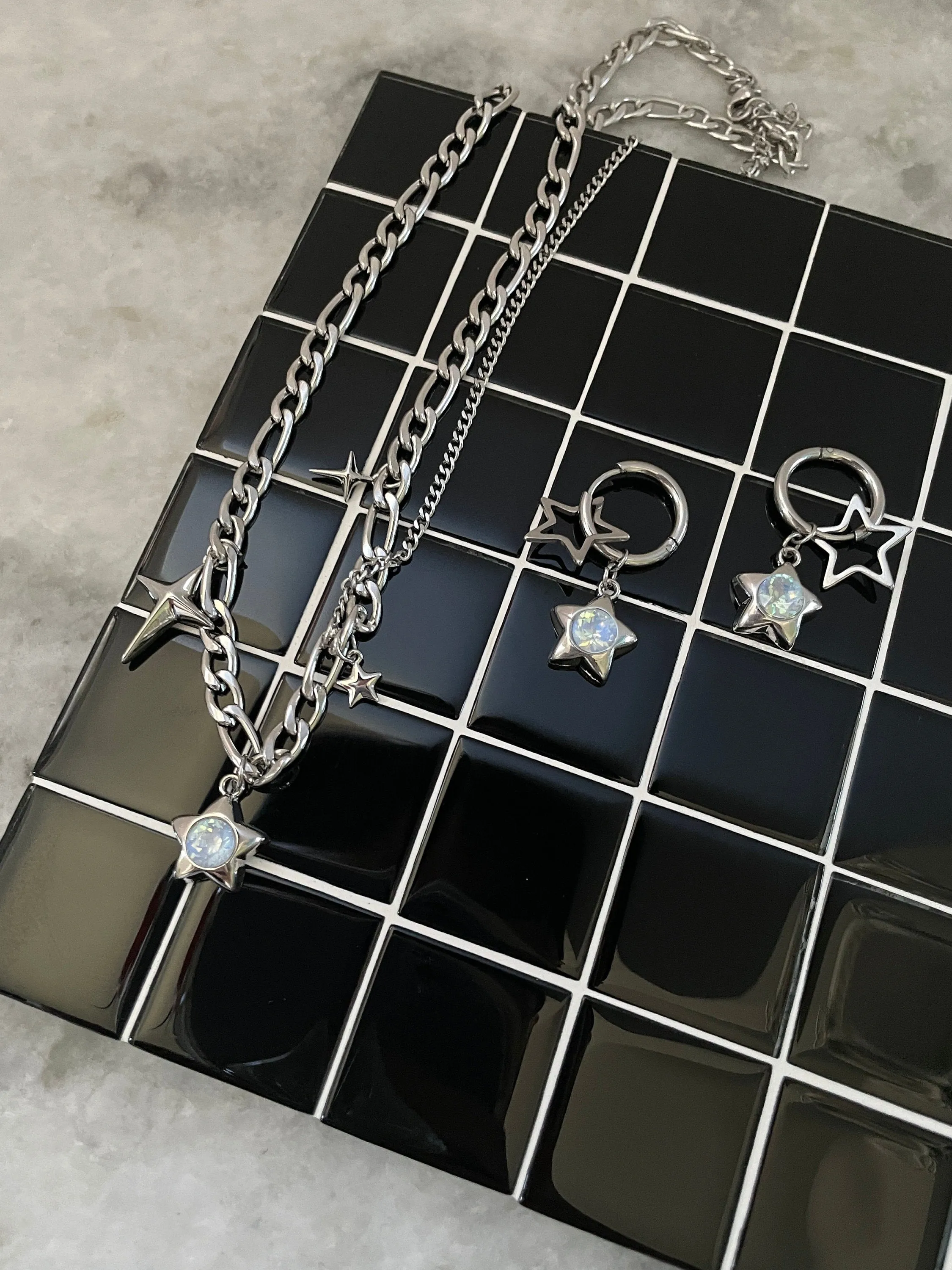 Ice Cube Star Necklace