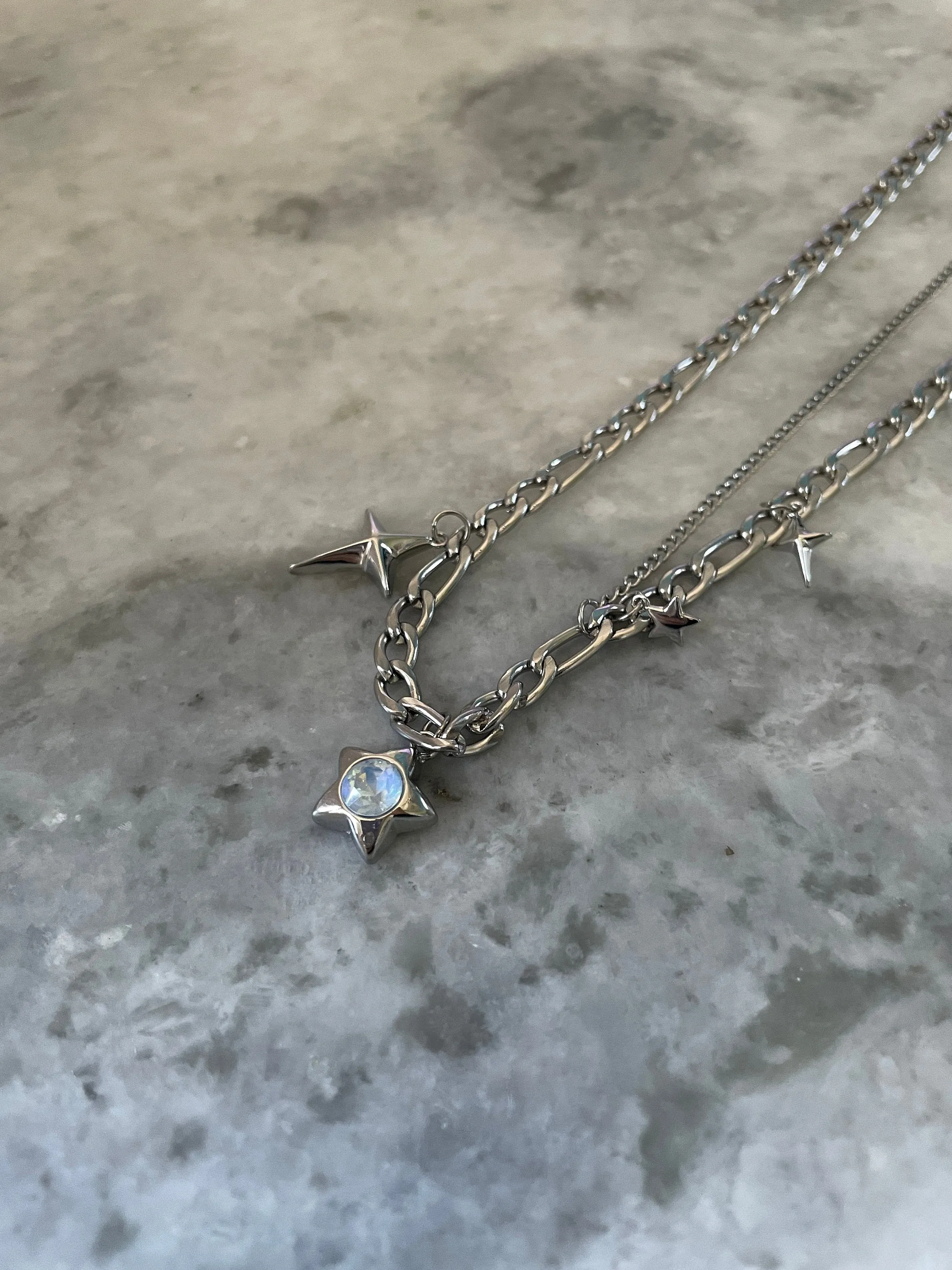 Ice Cube Star Necklace