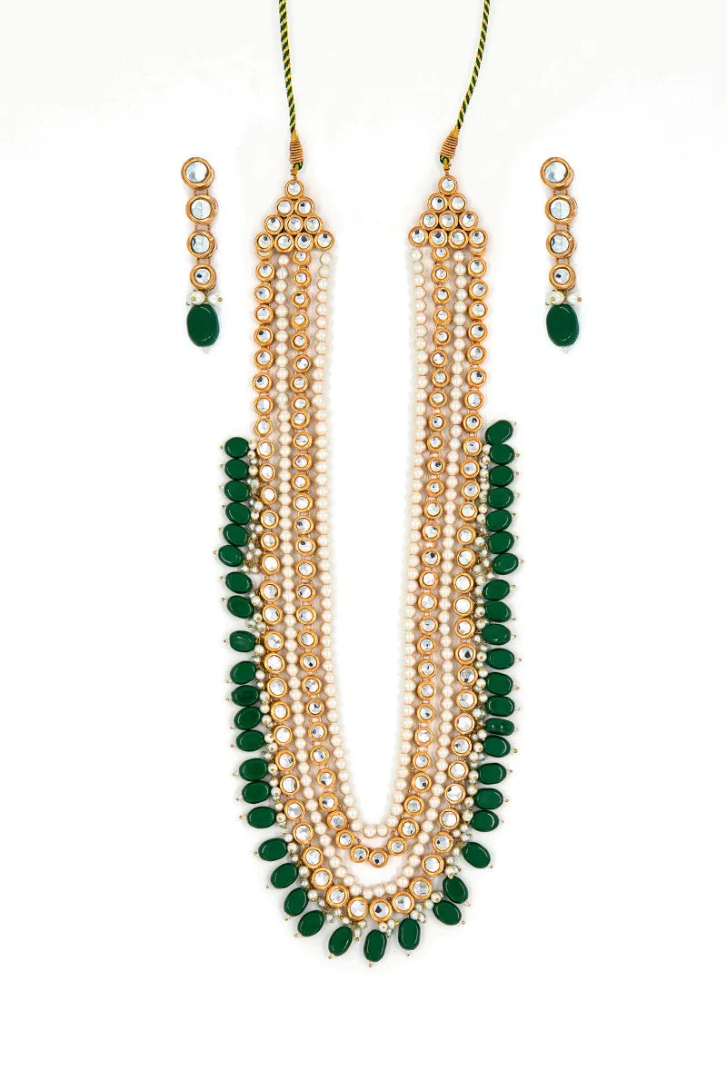 JST-006-Emerald Green & gold