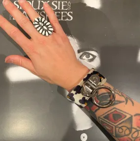 Jumbo Leopard Bondage Ring Wristband