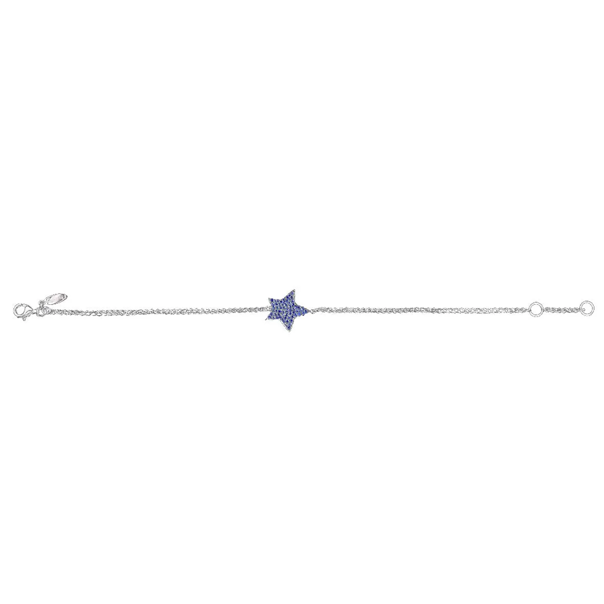 Karma Creations 18K Full Star Sapphire Bracelet