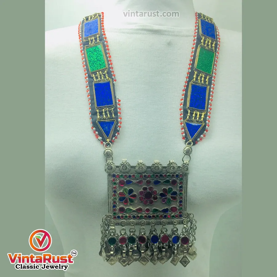 Kuchi Long Chain Pendant Necklace