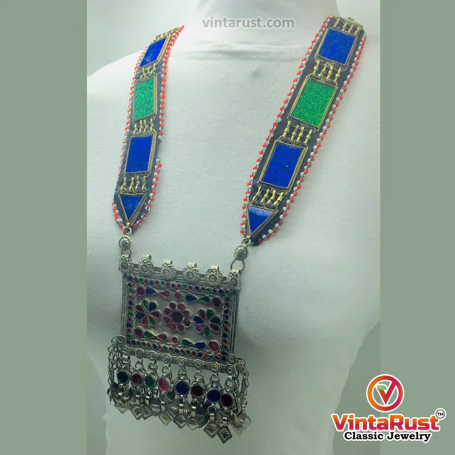 Kuchi Long Chain Pendant Necklace