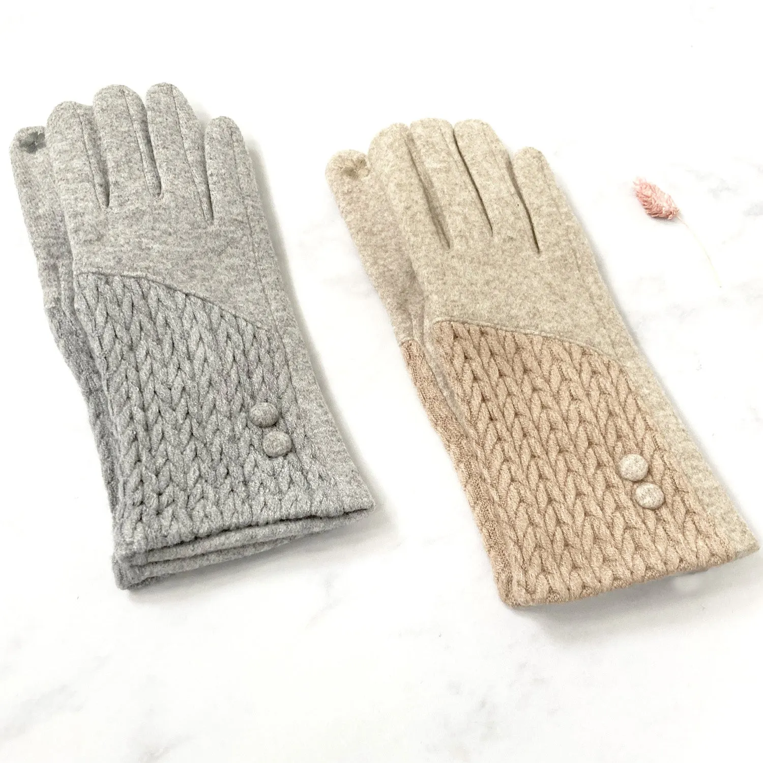 Ladies Soft Cashmere Blend Winter Gloves