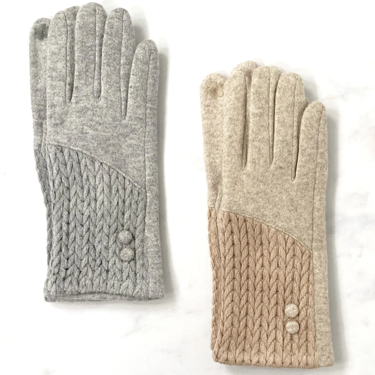 Ladies Soft Cashmere Blend Winter Gloves