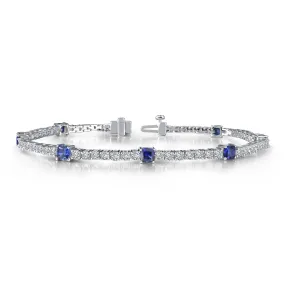 Lafonn Classic Cushion Sapphire Bracelet B0043CSP72