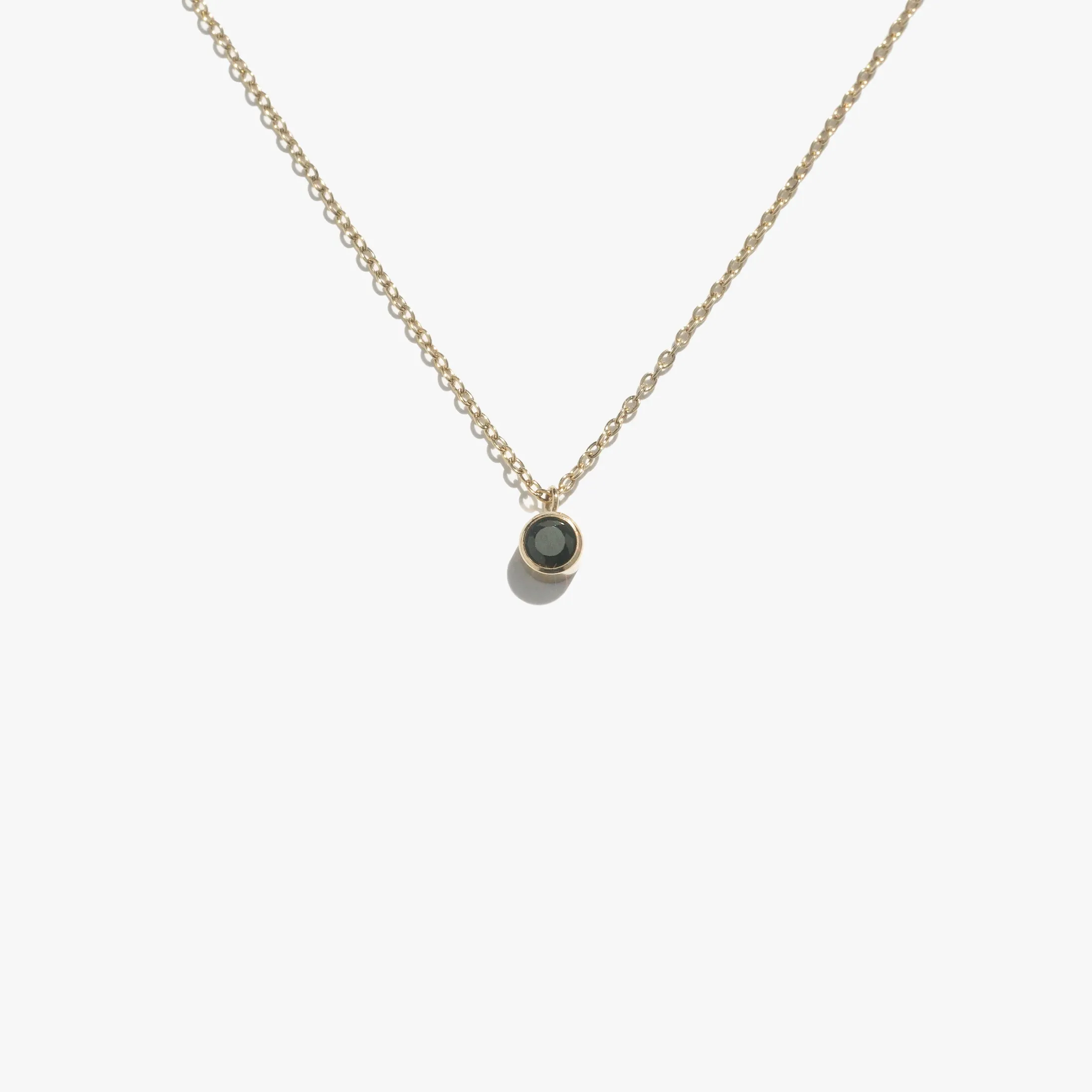 Lonely Onyx Comet Necklace