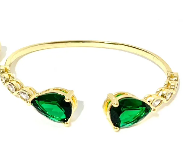 Merry Bracelet Cuff - Green