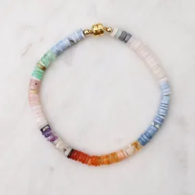 Multi-Color Opal Rainbow Bracelet