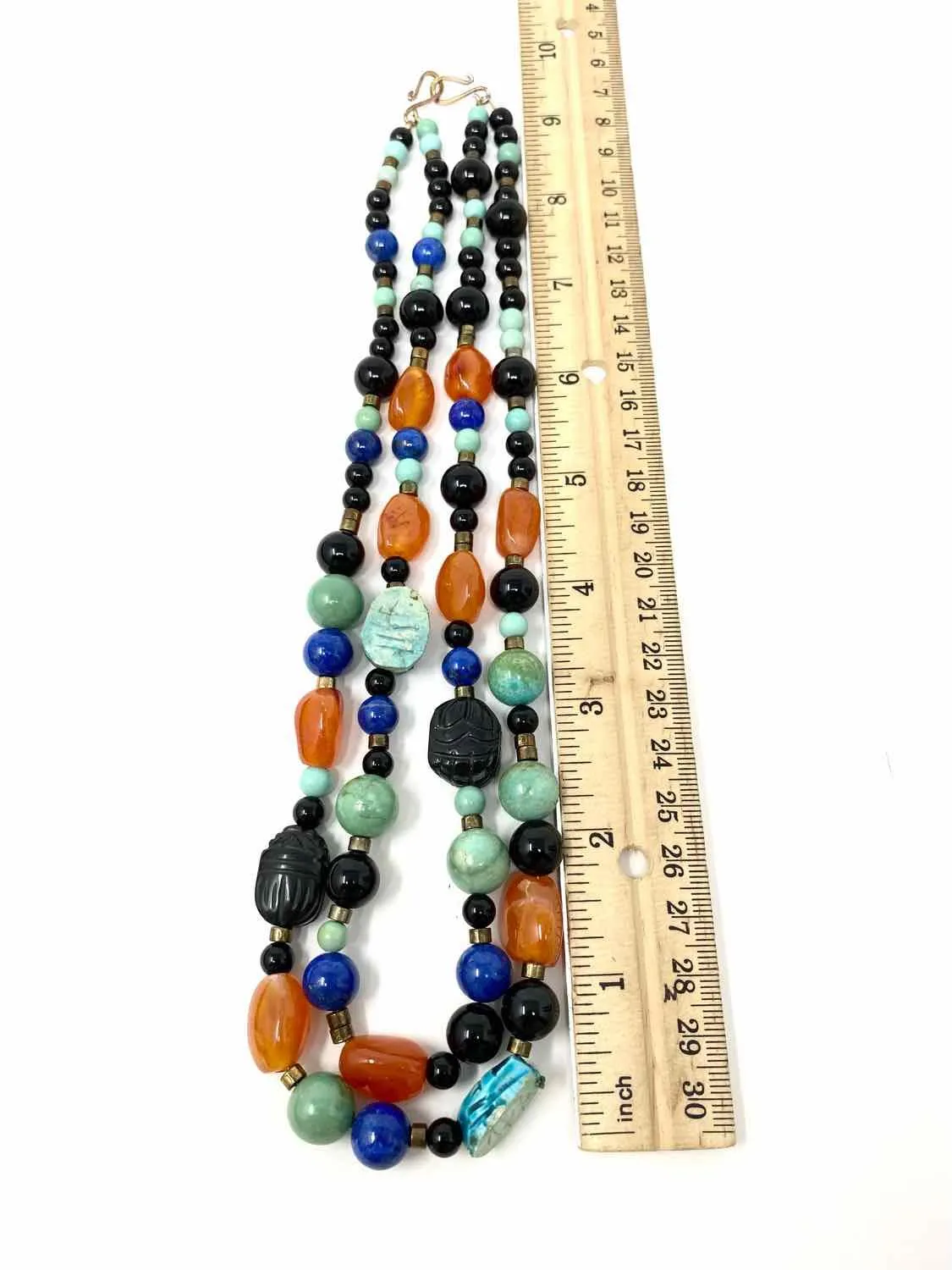 Multi-stone Multi-Color Double Necklace