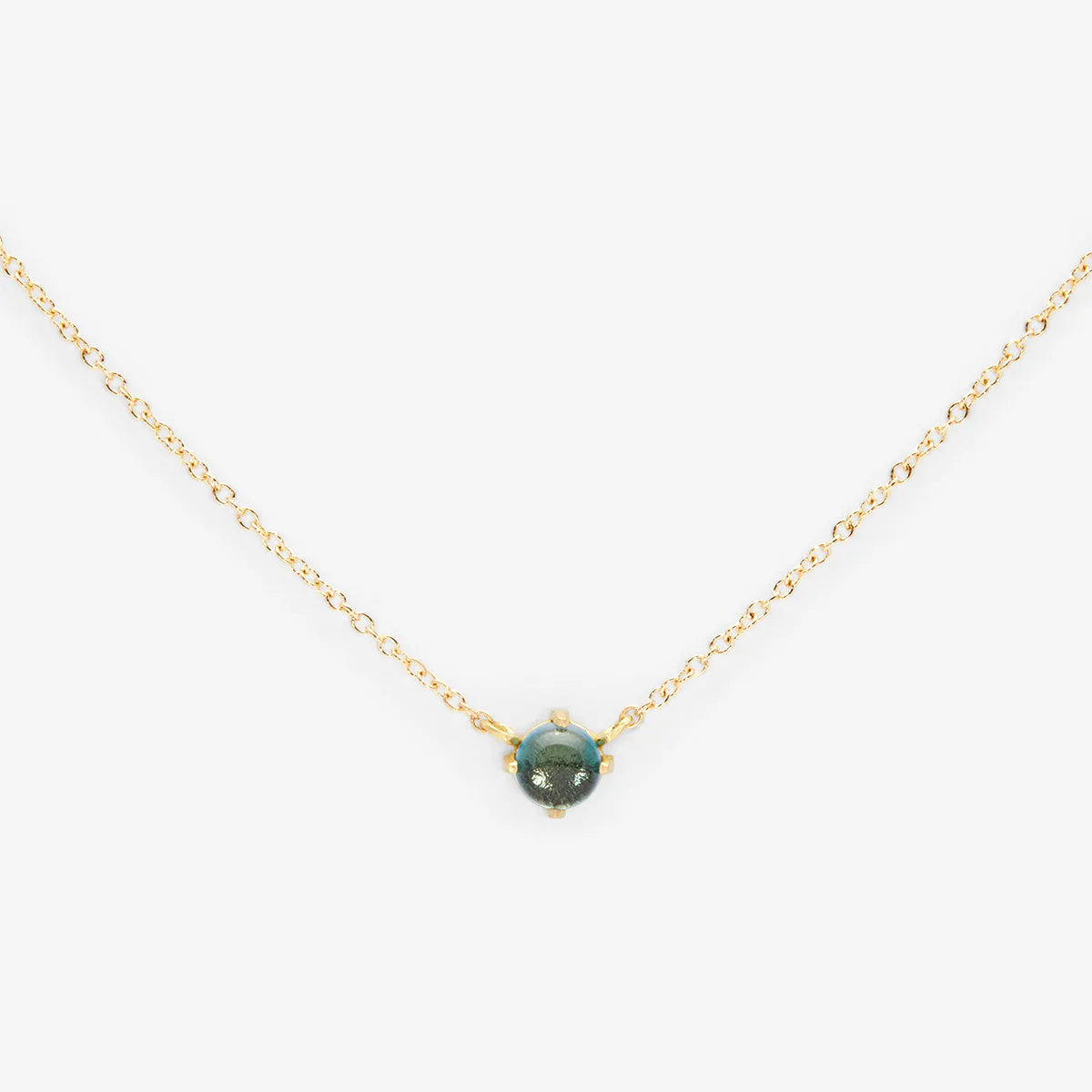 N5804BT | London Blue Topaz Wisp Necklace