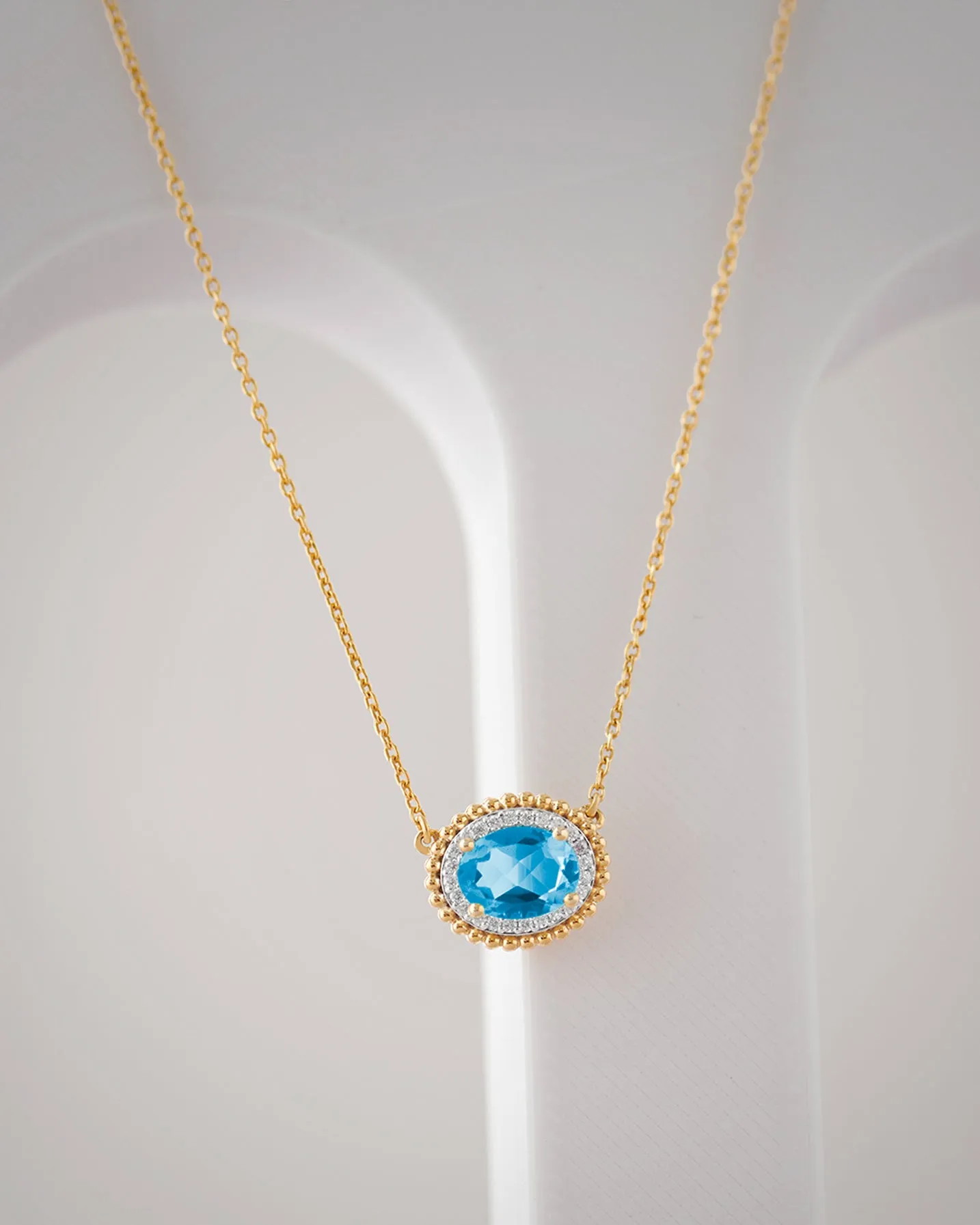 Natural Topaz Necklace