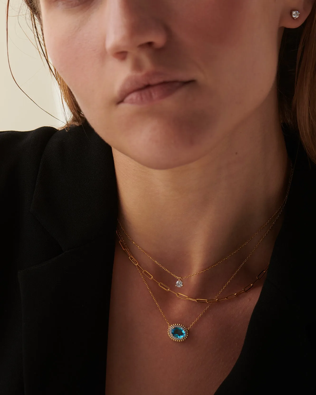 Natural Topaz Necklace