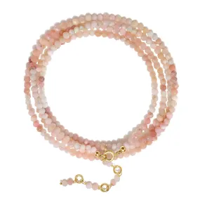 New! Gemstone Wrap-Pink Opal