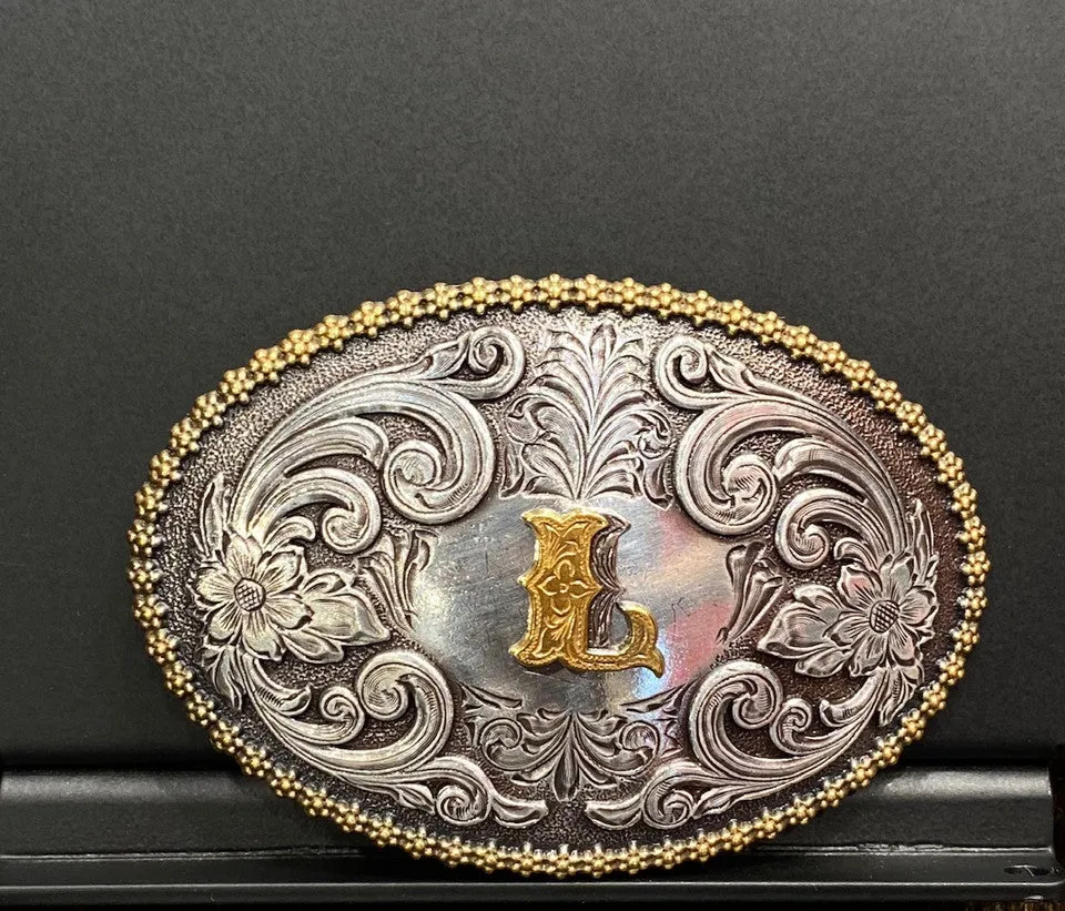 Nocona Initial Buckle L