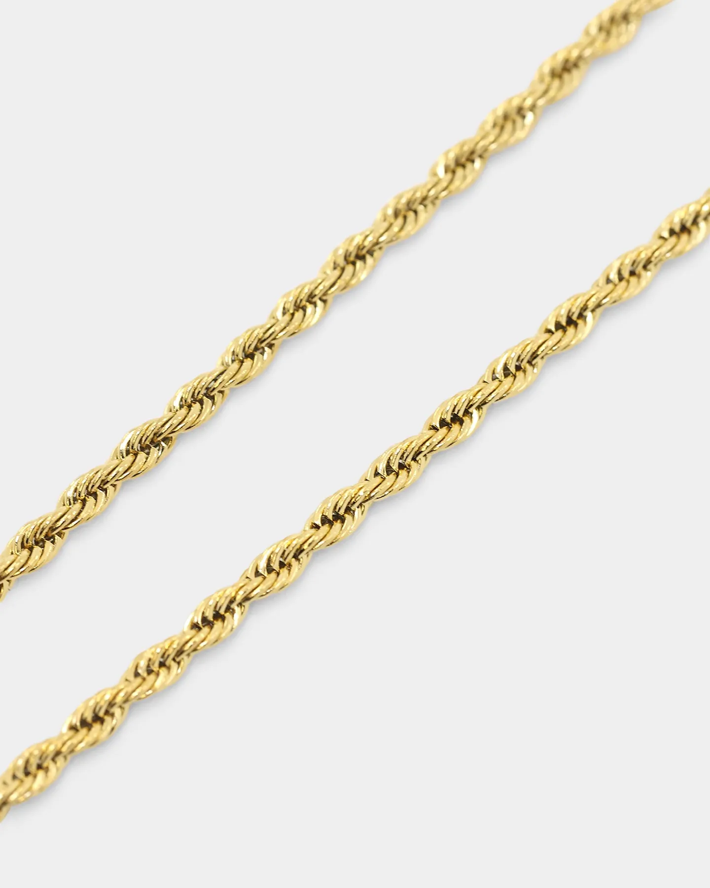 NXS Rectangle Stone Pendant Chain Gold/Black