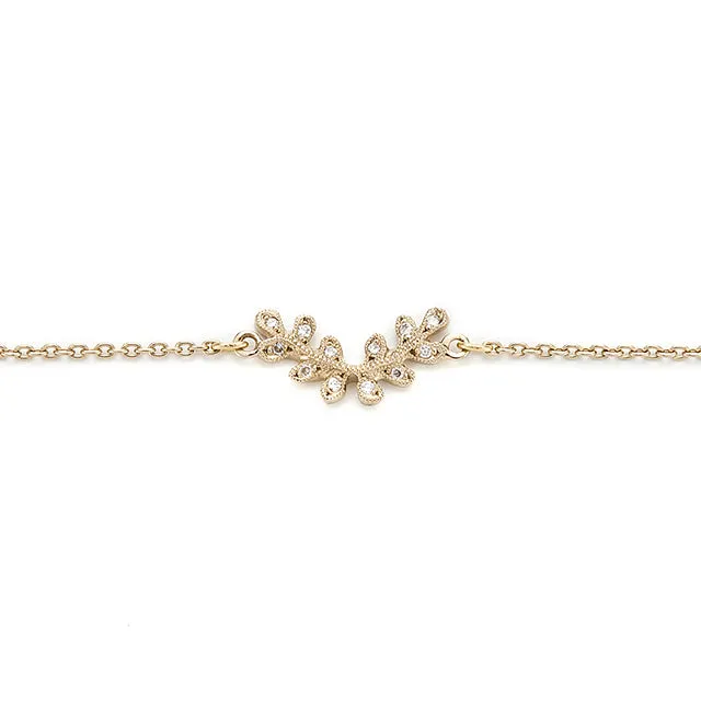 “Olive”<br>Diamond bracelet<br>ダイヤモンドブレスレット<br>（1155A）